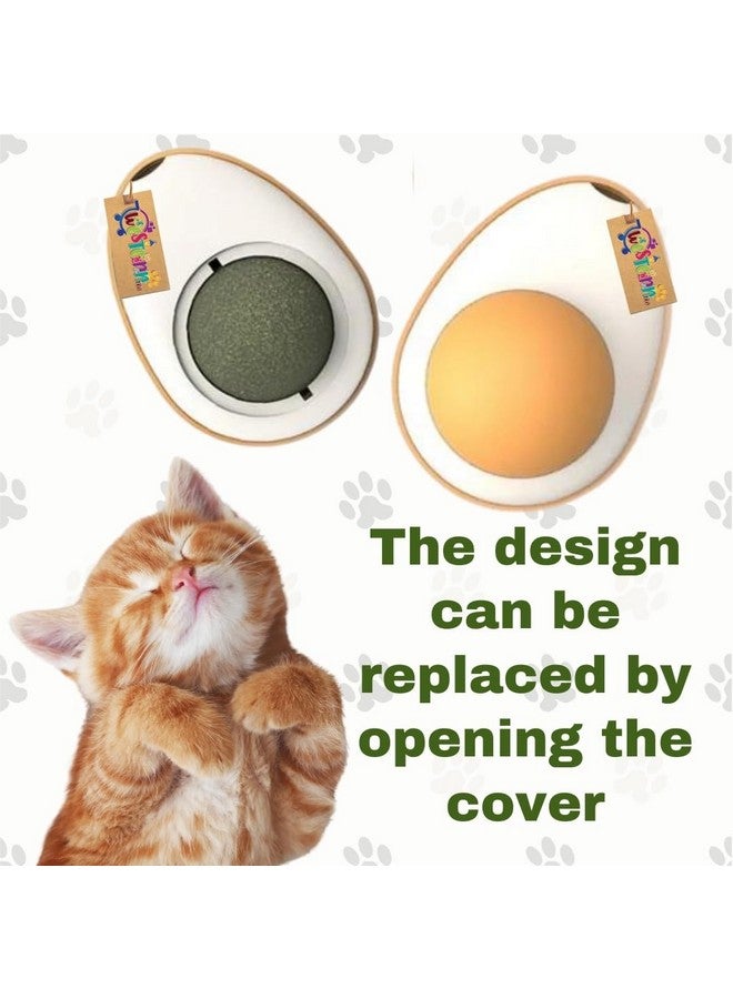 ويستيرن إرا لعبة على شكل بيضة عشبة النعناع البري - مصاصات عشبة النعناع البري للقطط | قابلة للمضغ واللعق | مسكنات للتوتر | معززات للترابط | مشجعات على ممارسة الرياضة | لعبة تفاعلية - Image 5