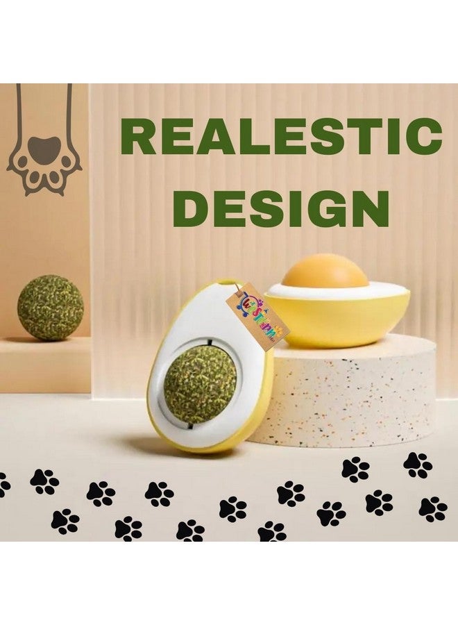 ويستيرن إرا لعبة على شكل بيضة عشبة النعناع البري - مصاصات عشبة النعناع البري للقطط | قابلة للمضغ واللعق | مسكنات للتوتر | معززات للترابط | مشجعات على ممارسة الرياضة | لعبة تفاعلية - Image 3