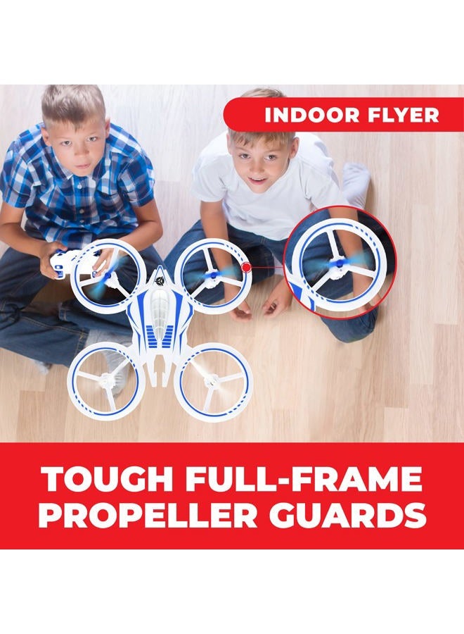Force1 UFO 4000 Mini Drone for Kids - LED Remote Control Drone, Small RC Quadcopter for Beginners, 2.4GHz Remote Control, 360 Flips, 2 Speed UFO Flying Toy for Kids, 2 RC Toy Batteries - Image 3