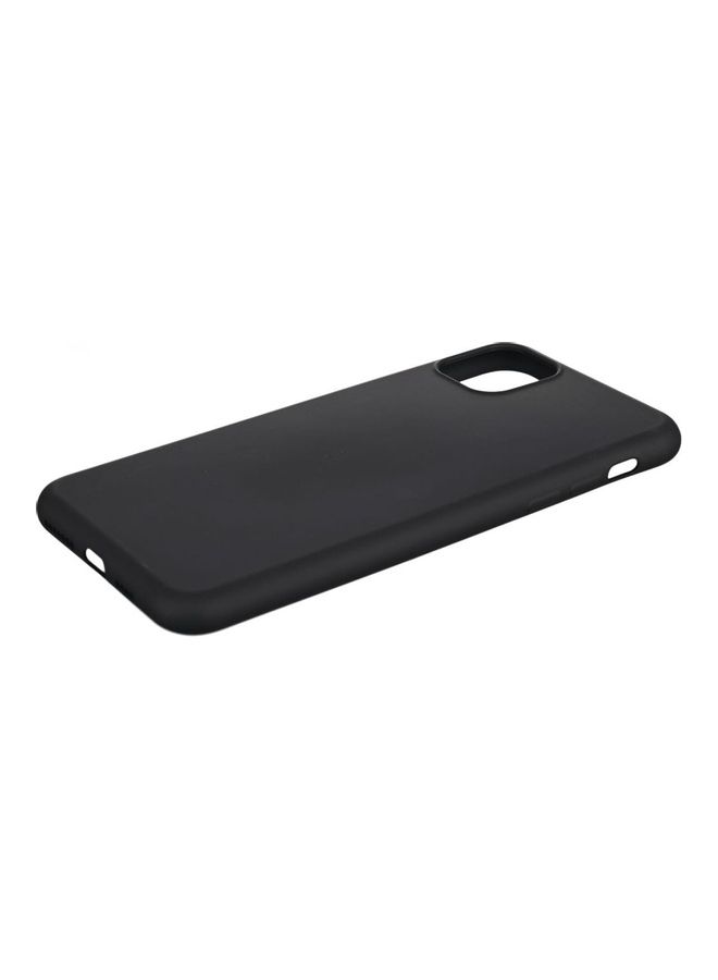 NIBEMINENT Thin Series Membrane Soft Touch Silicone Back Cover For iPhone 11 Pro Max Black - Image 3