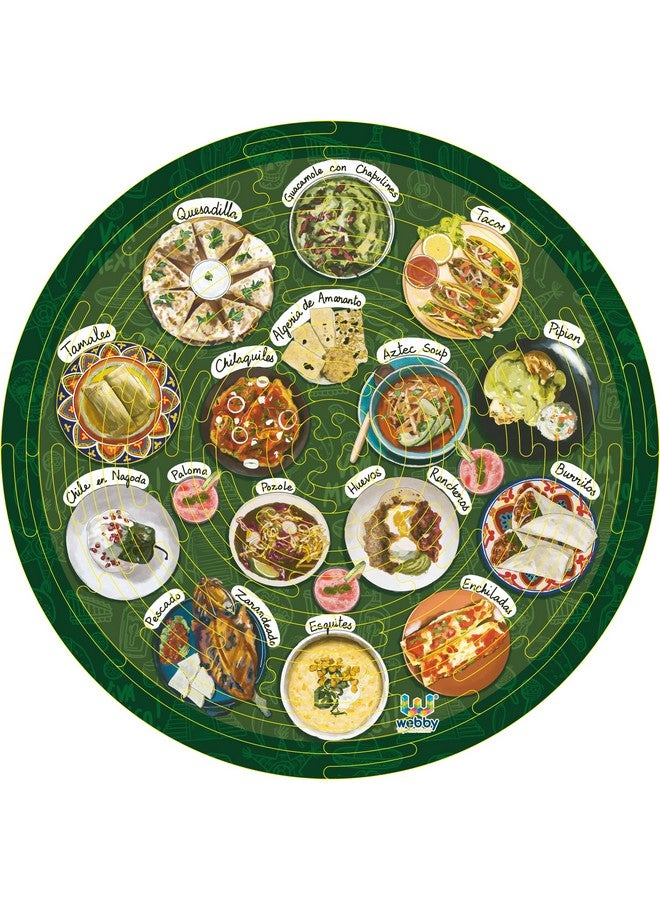 Webby Noozles Mexican Food Wooden Puzzle, 70 Pcs for Boys and Girls - Image 2