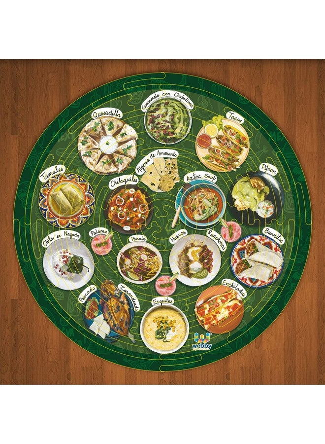 Webby Noozles Mexican Food Wooden Puzzle, 70 Pcs for Boys and Girls - Image 4