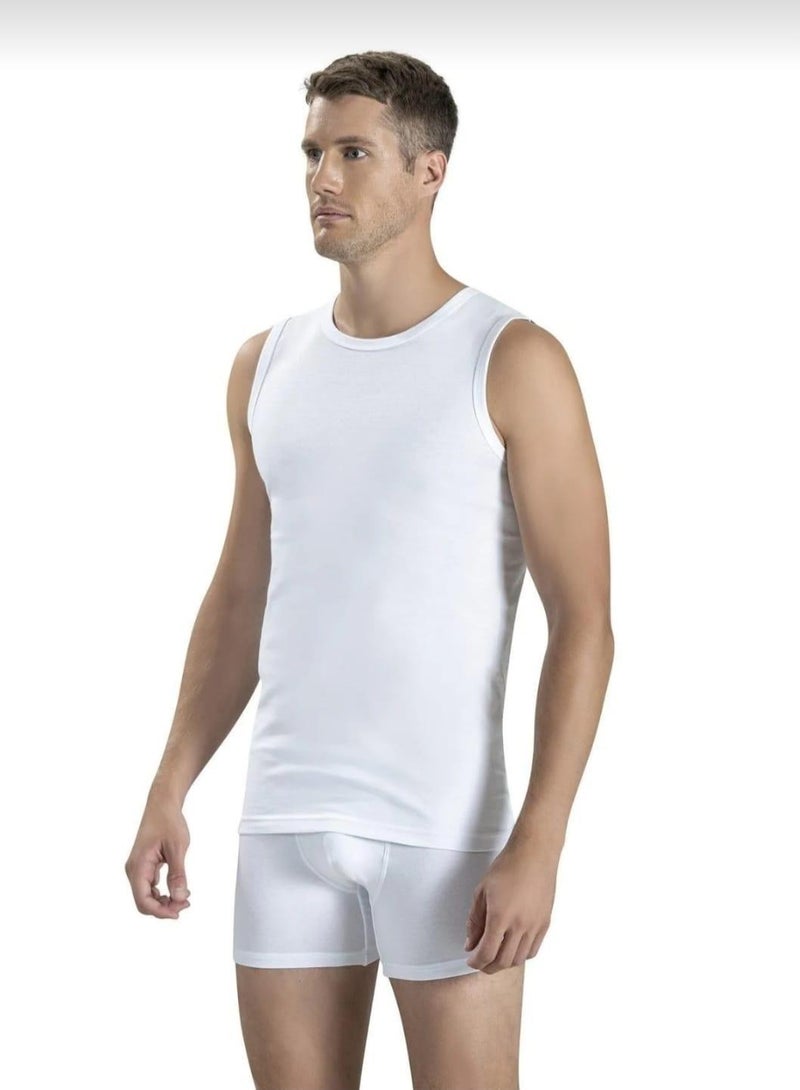 Jiber 126 Men's Zero Collar Zero Sleeve Undershirt Singlet  - Image 2