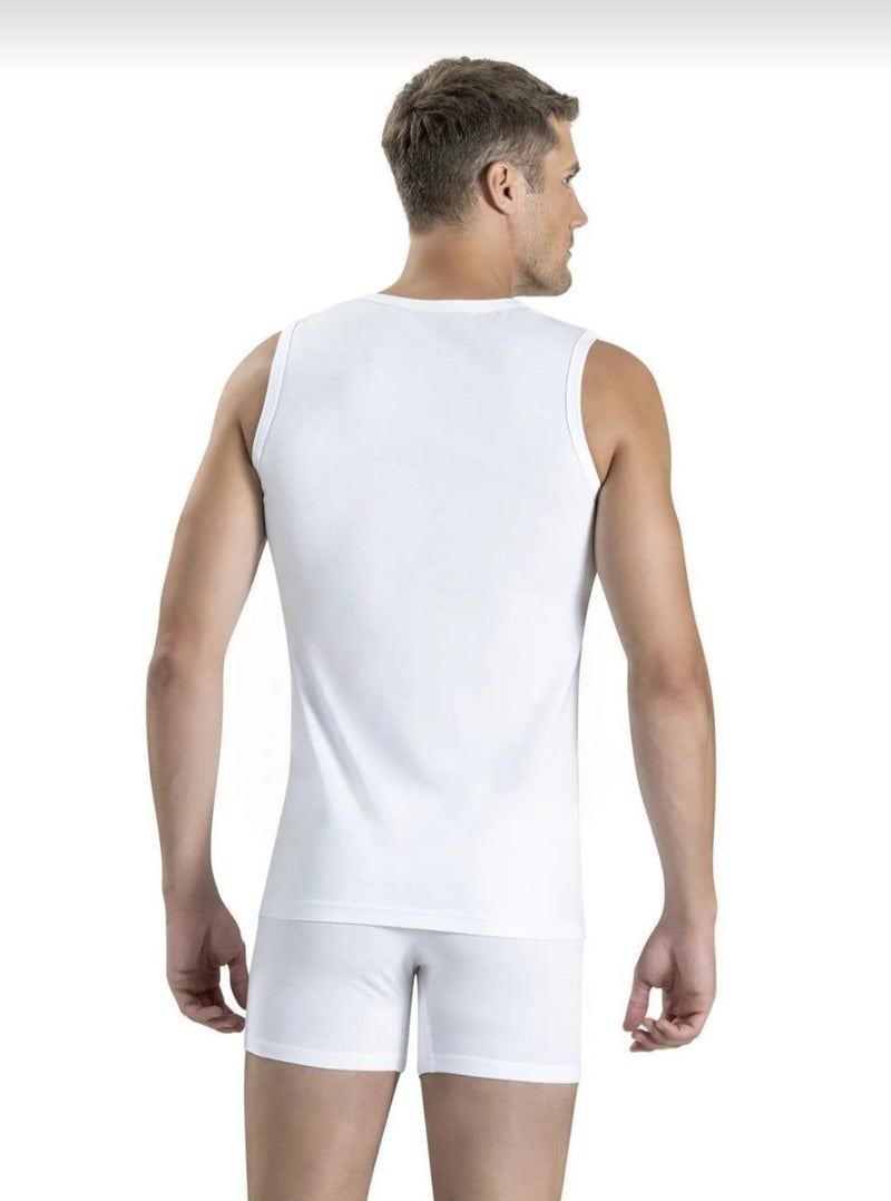 Jiber 126 Men's Zero Collar Zero Sleeve Undershirt Singlet  - Image 3