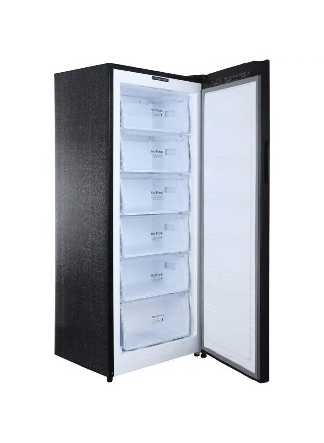 Fresh 6-Drawer Vertical Deep Freezer, Touch Control, Black, Built-in Handle / FNU-270B - Image 2