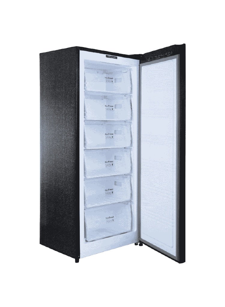 Fresh 6-Drawer Vertical Deep Freezer, Touch Control, Black, Built-in Handle / FNU-270B - Image 4