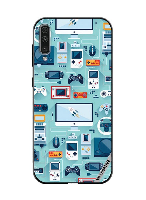 Protective Case Cover For Samsung Galaxy A70/A70s Technology Items Design Multicolour