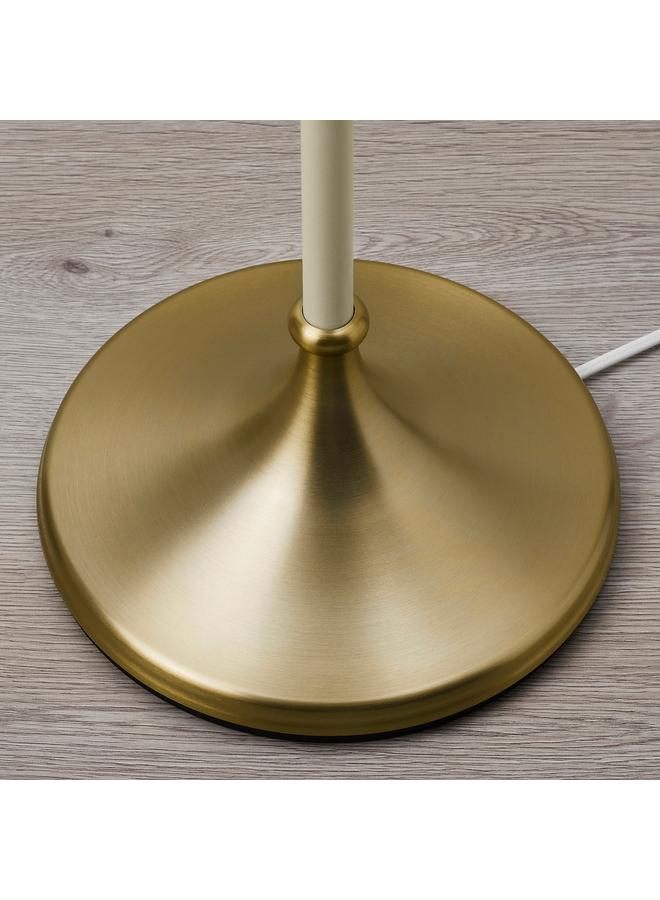 زبون مصباح أرضي، نحاسي/بيج - Image 4