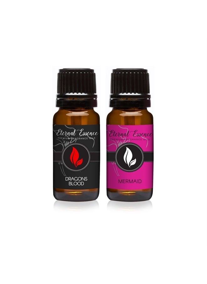Eternal Essence Oils - Pair (2) - Dragons Blood & Mermaid - Premium Fragrance Oil Pair - 10ml - Image 1