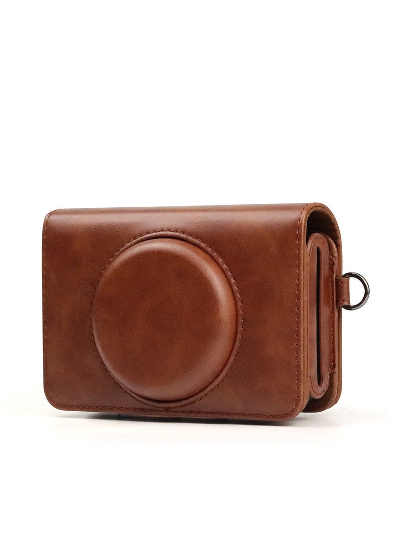Generic - Mini Shot 2 Retro Case PU Leather Protective Case for Kodak C210R Lightweight and Portable Retro Camera Case Multifunctional Adjustable Shoulder - Image 1