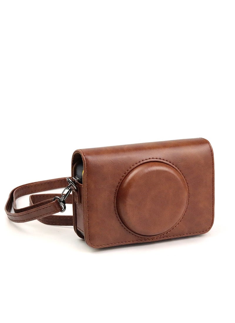 Generic - Mini Shot 2 Retro Case PU Leather Protective Case for Kodak C210R Lightweight and Portable Retro Camera Case Multifunctional Adjustable Shoulder - Image 1