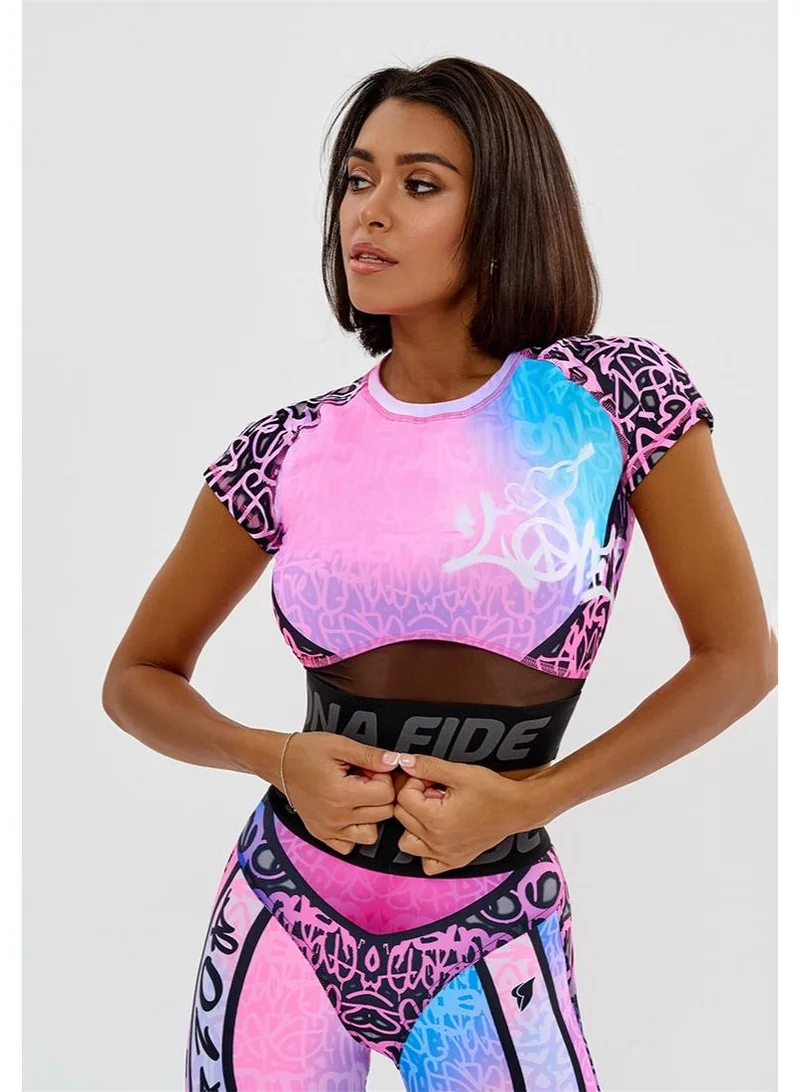 Hi-tech Shirt Crop Long Sleeve Sports Bra for Women