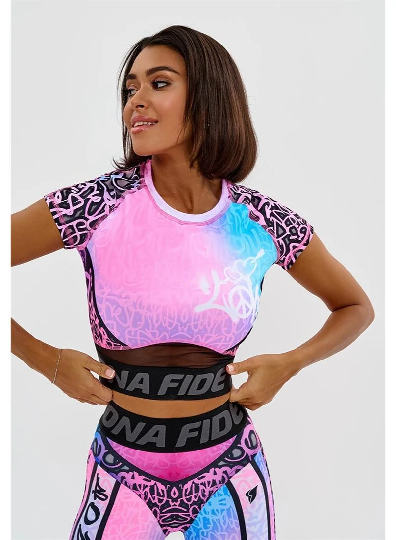 Bona Fide Hi-tech Shirt Graffiti Hi-tech Shirt Crop Long Sleeve Sports Bra for Women for Women | Best Price UAE