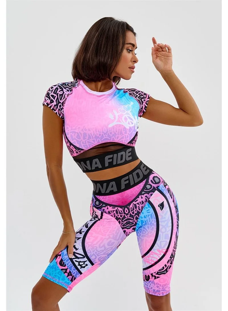 Bona Fide Hi-tech Shirt Graffiti Hi-tech Shirt Crop Long Sleeve Sports Bra for Women for Women | Best Price UAE
