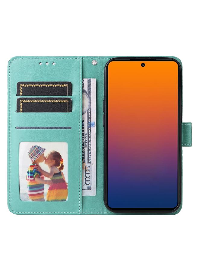 اس-توب جراب لهاتف Samsung Galaxy M52 5G، جراب جلدي منقوش بنقشة عباد الشمس - Image 3