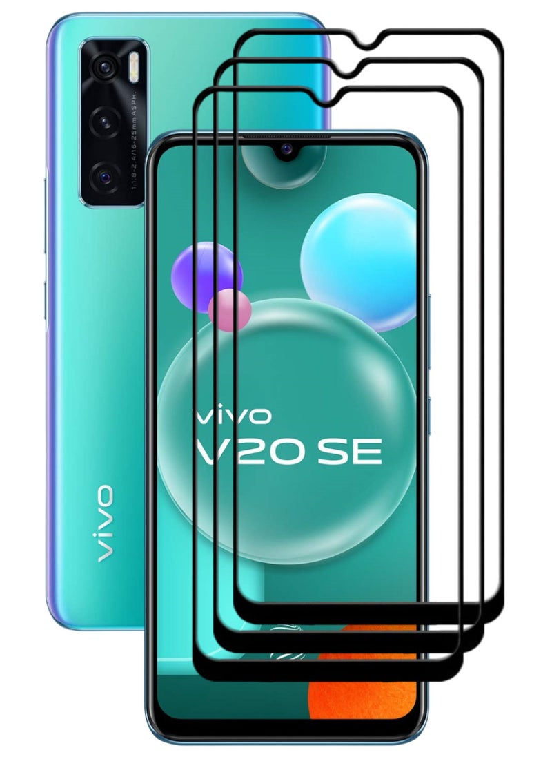 ACLIX 3 Pieces Antistatic ESD Dustproof Premium Quality High Definition Tempered Glass Screen Protector Designed For vivo V20 SE - Image 1