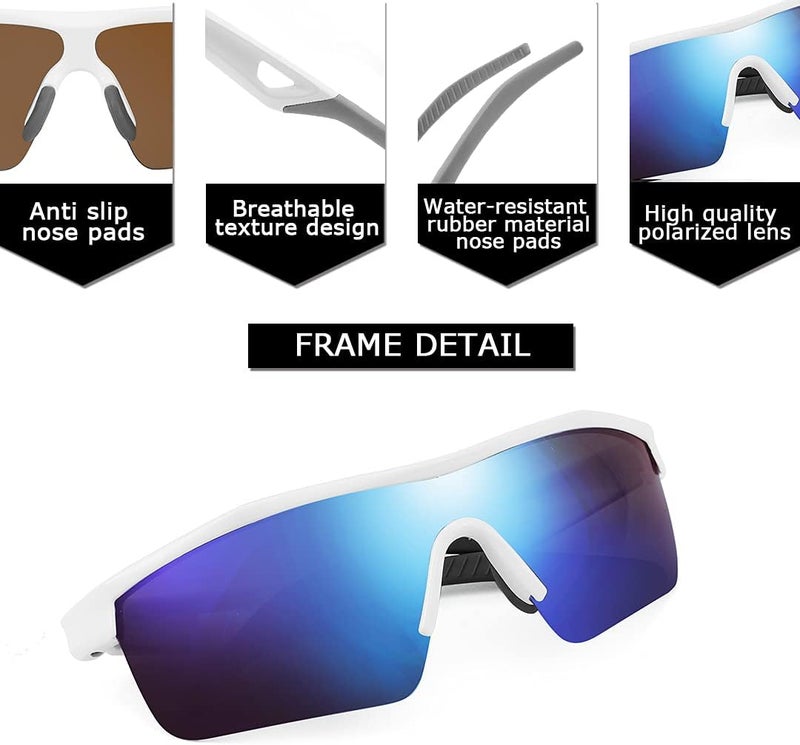 FEISEDY Kids Teens Baseball Polarized Sunglasses Sports TR90 Frame Boys Girls Cycling B2454 - Image 5