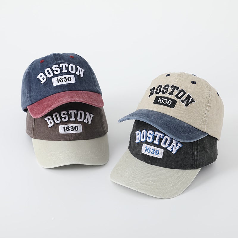 Boston Kids Cap Washed Color Block Mesh Hat Polyester - Image 3