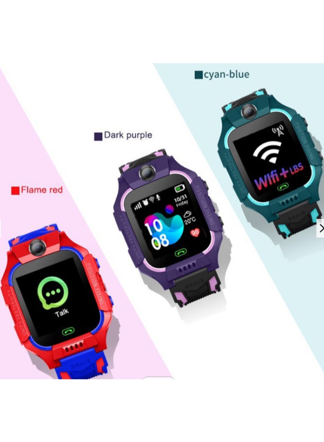 Smartwatch  With Camera GPS Tracker  Midnight Sim Card Green