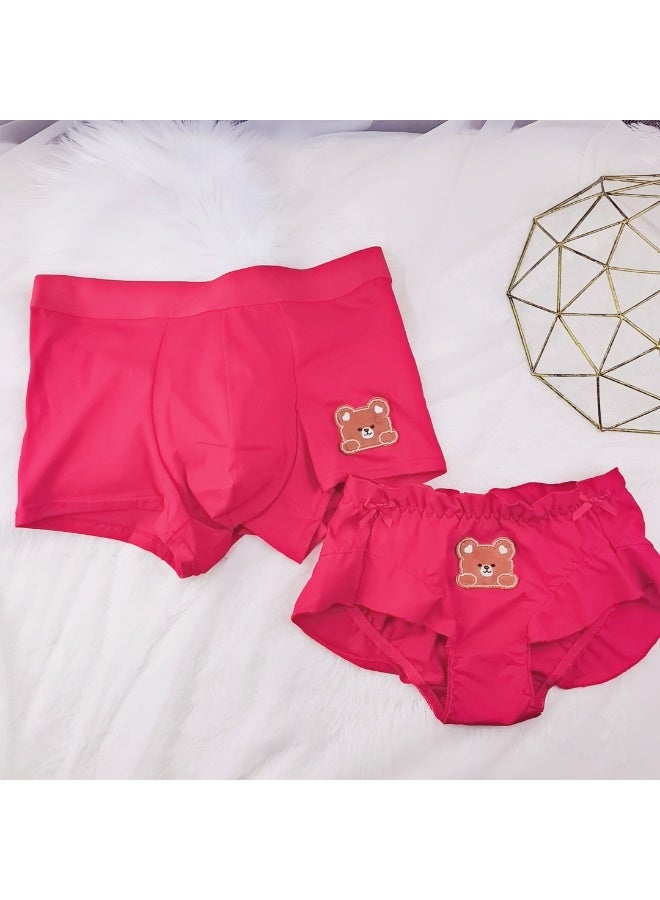KUYING Brand New Comfortable Skin Friendly Breathable Couple Underwear Set Of 2