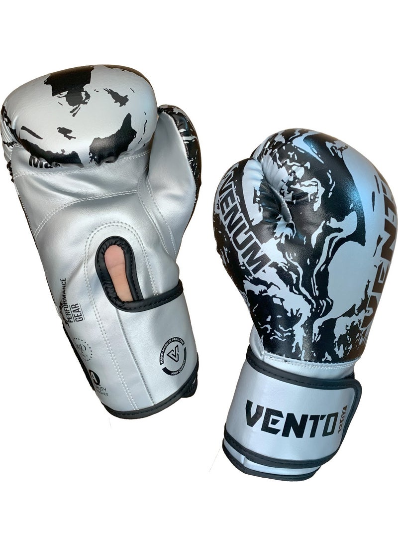 Vento - Venum Boxing and Kickboxing Gloves Silver - Image 1