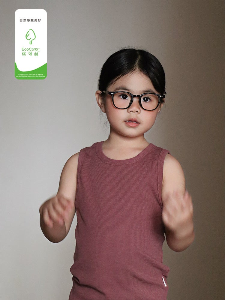 2025 Children'S Threaded Vest Youcan Silk Cotton Thin Round Neck Base Shirt Baby'S Sleeveless T-Shirt For Boys And Girls - Image 3