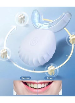Generic Wireless Teeth Whitening Kit, Suitable For Sensitive Teeth Gums Braces Care,16 Points LED Accelerator Light and Tray Teeth Whitener Helps to Remove Stains Rechargeable Teeth Whitening Kit White  - Image 2