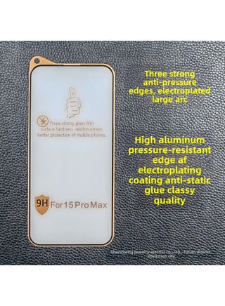 Applicable To Apple 14PROMAX Six Strong Edge Resistant 15PRO Diamond Tempered Film 13 Durable Film 12 11 XS-Color:Three-strong Pressure-resistant Edges, Electroplated Arc-Size:Apple 16PROMAX - pzsku/Z82AC3A02AB1629CBB458Z/45/1746222828/ee24ea29-cc1e-4fc5-bdee-e0242756e6fc