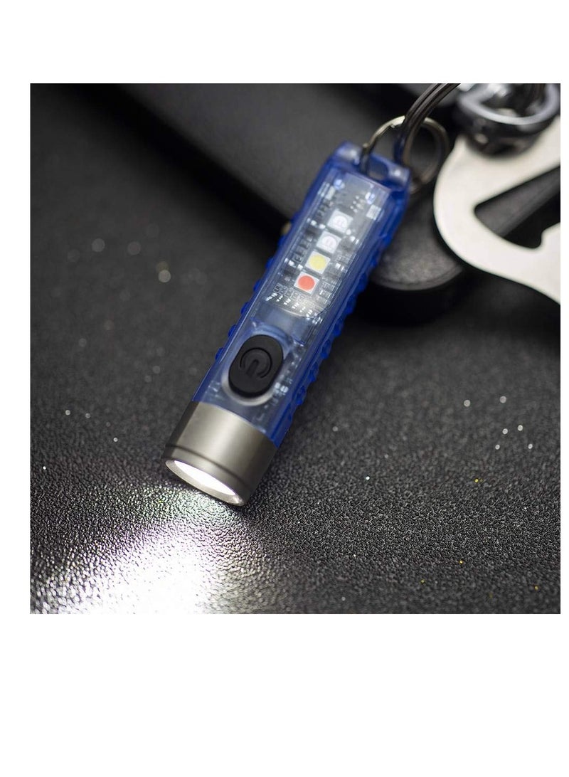 ألون فاير Alonefire T011 سلسلة مفاتيح صغيرة قوية صغيرة LED مصباح يدوي تكتيكي محمول ساطع على شكل قلم كشاف SST20 LED USB قابل لإعادة الشحن IP65 مقاوم للماء متعدد الوظائف للطوارئ مع بطارية مدمجة (أخضر) - Image 3