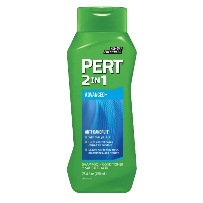 Pert Plus 2 in 1 Shampoo Conditioner Dandruff Control 2540 oz Pack of 5