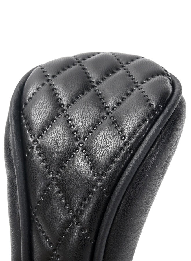 لوازم غطاء عصا الجير للسيارة - أسود - واقي مقبض وعصا جير داخلي بمقاس مناسب لمعظم السيارات، مع سحاب خلفي لسهولة التركيب، وتصميم جلدي مبطن ناعم يمنح مظهرًا أنيقًا واستخدامًا مريحًا للسيارات، الشاحنات والـSUV. - Image 5