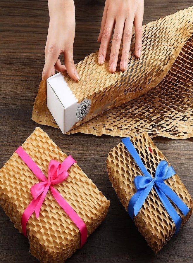 JPPL Honeycomb Paper Roll 390mm x 10 Meters Expands to 16 Meters Brown Eco-Friendly Cushioning Wrap Plastic-Free Alternative for Packing Fragile Items 20 Parcel Packs Durable Protective Packaging - Image 4