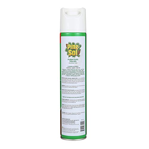 Pine Sol Pine-Sol Furniture, Polish 4in1 Cleaning Action Wood Polish Spray Wood Polish Spray for Your Cleans Conditions Protects and Shines Ounces Original Pine Scent, Yellow, Lemon, 12.7 Fl Oz - Image 3