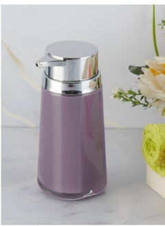 Happy Home Acrylic Soap Dispenser Pump for Bathroom 320ml - (Purple)  - Image 5