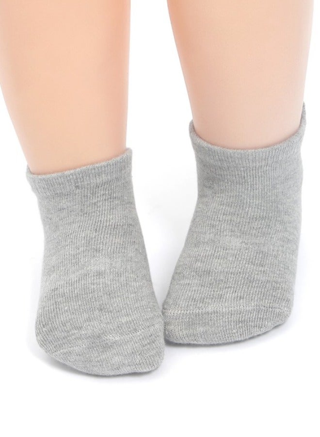 6 Pairs Kids Non-Slip Socks Toddler Anti Skid Sticky Socks Unisex Children Socks Winter Socks Cotton Socks Set Grip Crew Socks with Non-Slip Soles - Image 5