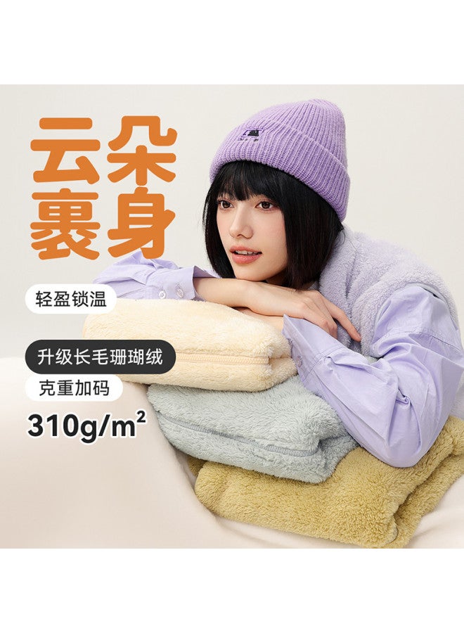 Flying in the snow Women's Autumn/winter Fashion Vest, Soft Touch, Casual Series, Home Wear, Warm, Zippered Style - Image 3