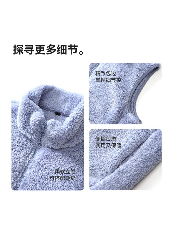 Flying in the snow Women's Autumn/winter Fashion Vest, Soft Touch, Casual Series, Home Wear, Warm, Zippered Style - Image 4