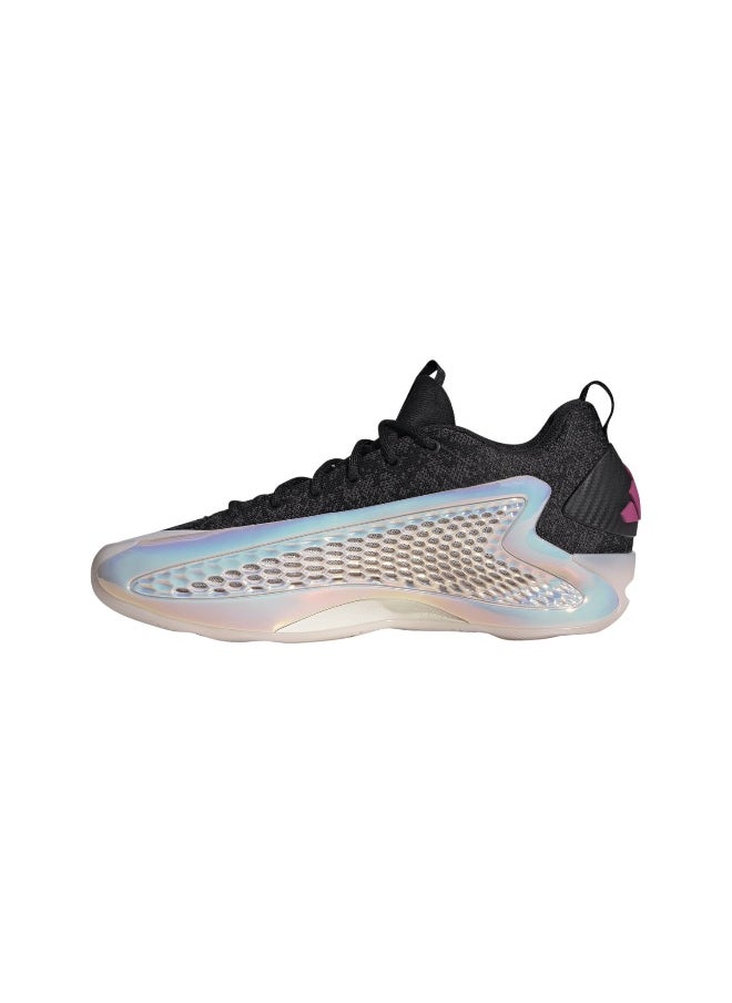 Adidas Anthony Edwards 1 Low Black Basketball Shoes For Unisex 6.5