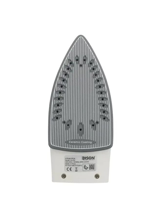 EDISON Steam Iron Purple Ceramic 280ml  2200W  - Image 2