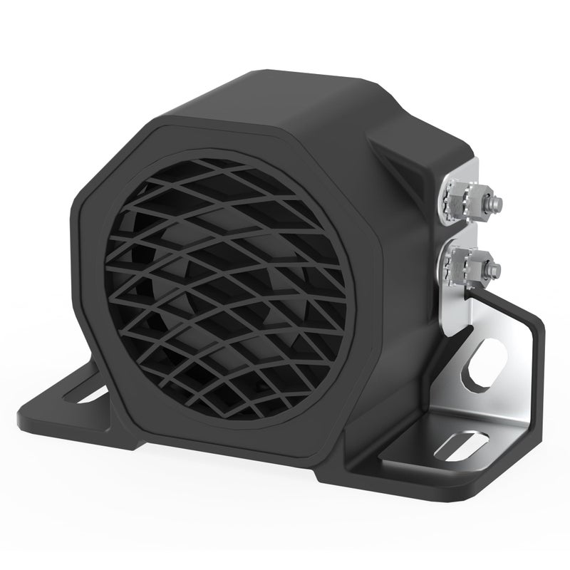 إنذار الرجوع ECCO، جسم بلاستيكي، أسود، 12-24 فولت