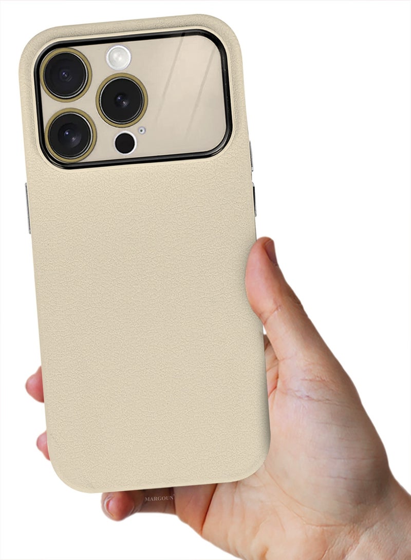 CATANES Hard Silicone Case Cover for Apple iPhone 14 Pro - Cover with Camera Protection Bumper - Auto Focus Design - Sand Pink - Image 5