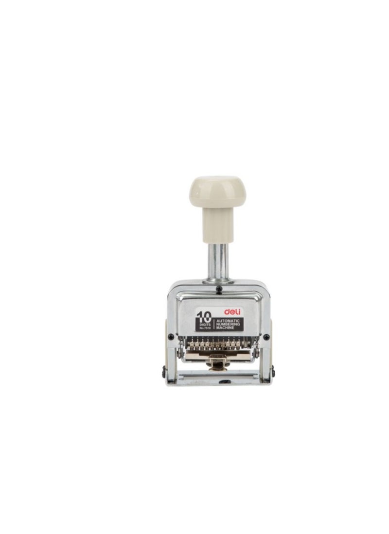 Deli - 10-Digit Numbering Machine With Auto Shifting Mechanism - Image 1
