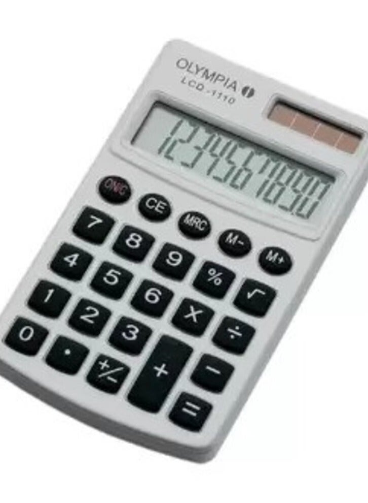 Olympia Pocket Calculator 10 Digits, White Color
