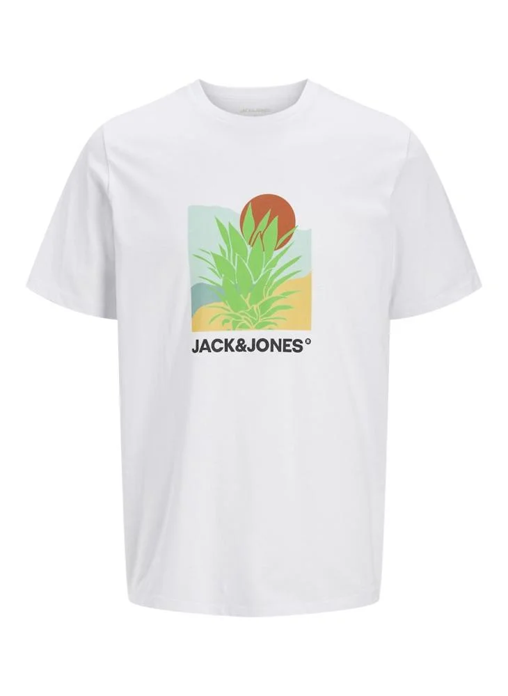 JACK & JONES JJBARBADOS TEE SS CREW NECK