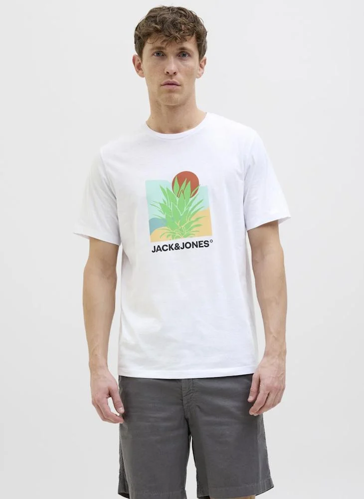 JACK & JONES JJBARBADOS TEE SS CREW NECK
