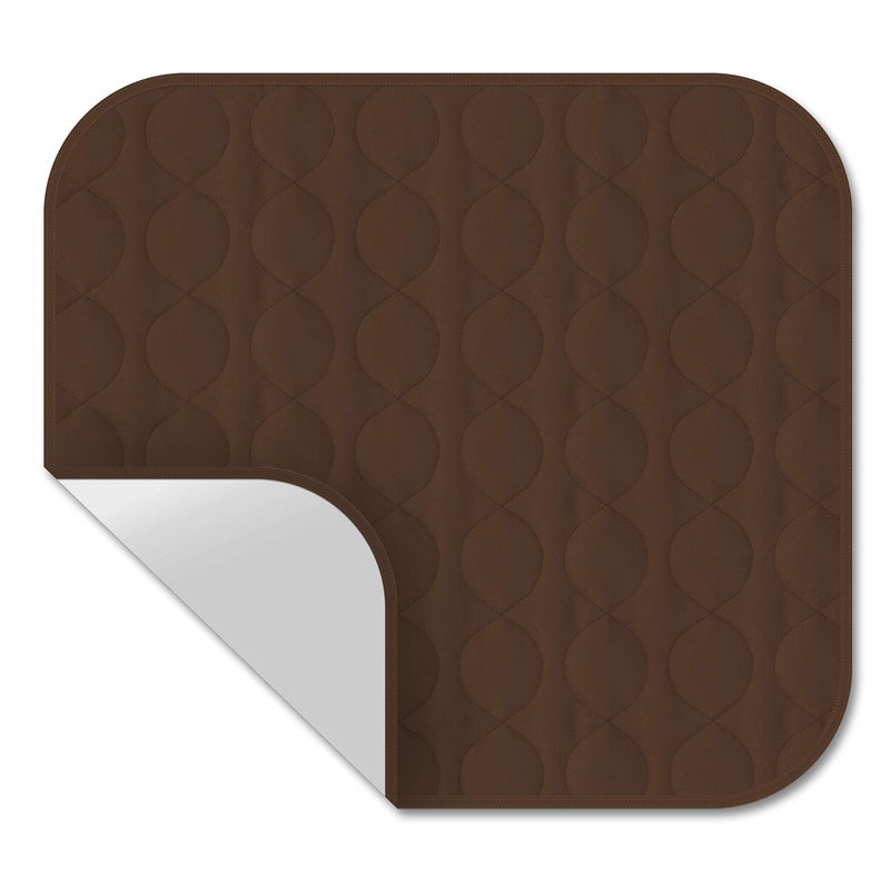 RMS Washable & Reusable Incontinence Chair Pad, Seat Protector & Bed Pad (Brown) - Image 1