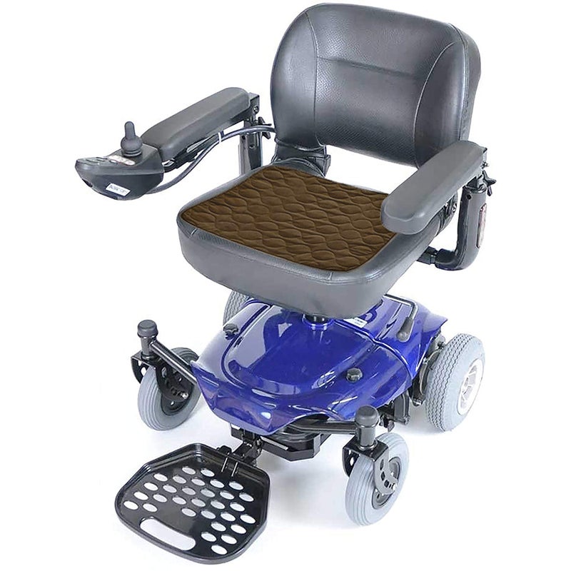 RMS Washable & Reusable Incontinence Chair Pad, Seat Protector & Bed Pad (Brown) - Image 2