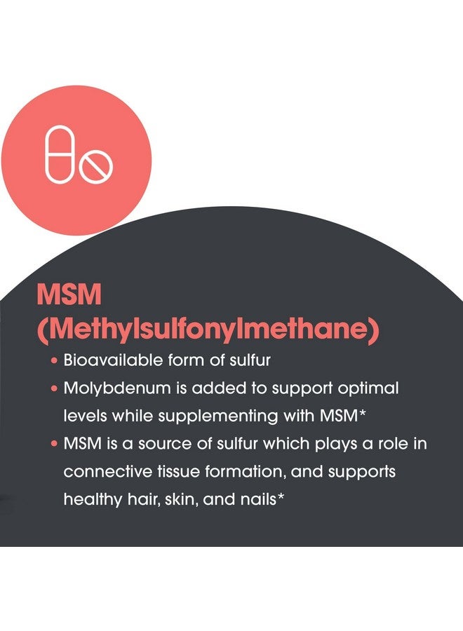 Allergy Research Group - MSM 500 mg - Methylsulfonylmethane, Joint Health - 150 Vegetarian Capsules - Image 5