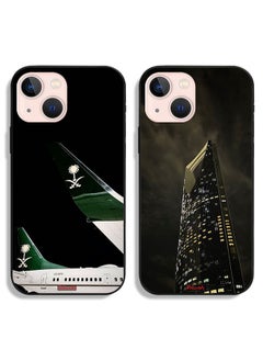 Two Cases For Apple iPhone 13 Protective Covers Kingdom Airplane and Center