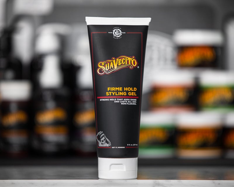Suavecito Firme (Strong) Hold Styling Gel 8 oz -Original Scent, High Shine - Alcohol Free - Won't Dry or Flake, Lasts All Day, Works On All Hair Types And Textures - Image 3